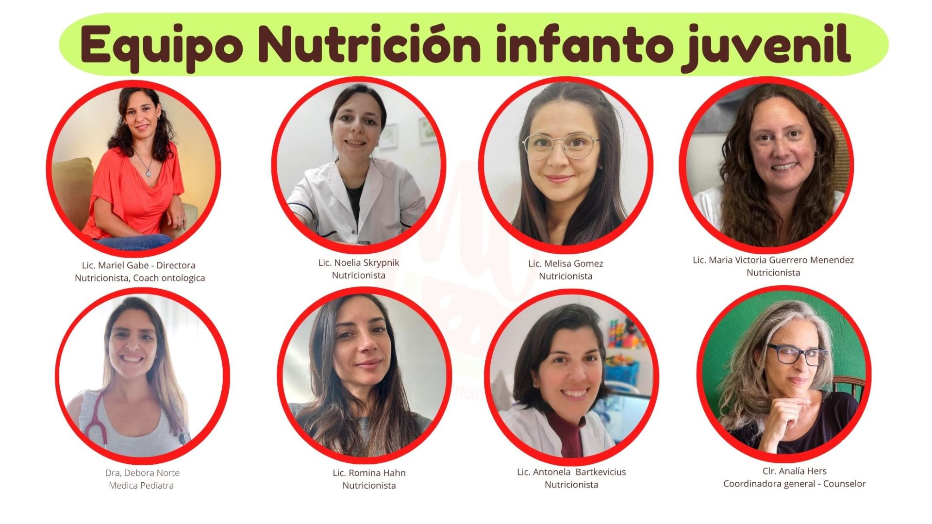 Equipo Nutrición InfantoJuvenil
